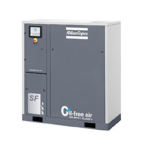 阿特拉斯無油渦旋空壓機SF1-6KW，2-22+KW